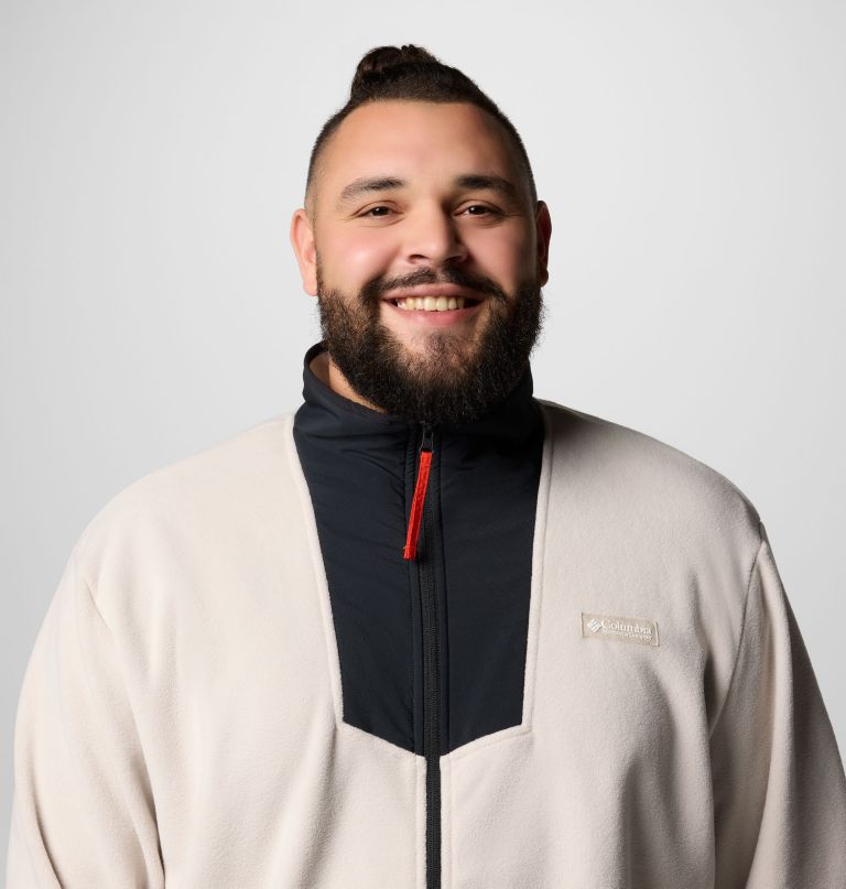 sequoia grove fleecejacke mit durchgehendem reißverschluss für herren – größe l