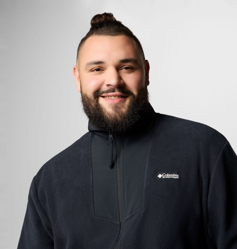 sequoia grove fleecejacke mit durchgehendem reißverschluss für herren – größe l