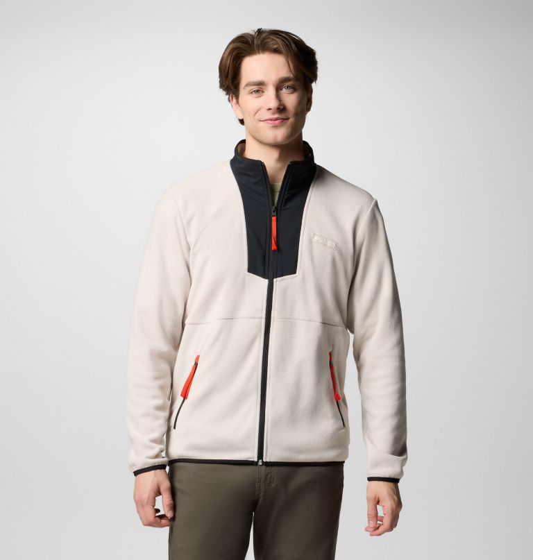 sequoia grove fleecejacke mit durchgehendem reißverschluss für herren – lang