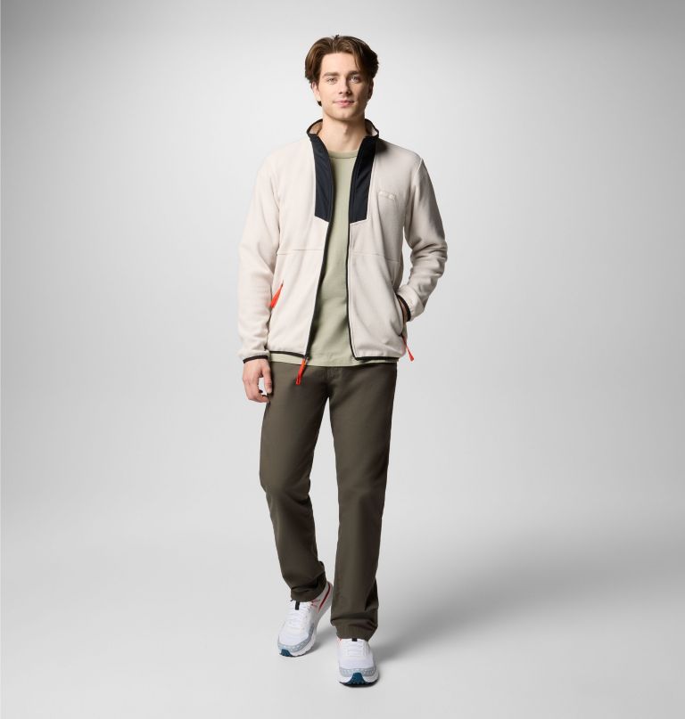 sequoia grove fleecejacke mit durchgehendem reißverschluss für herren – lang