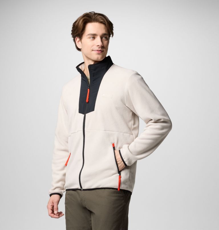 sequoia grove fleecejacke mit durchgehendem reißverschluss für herren – lang