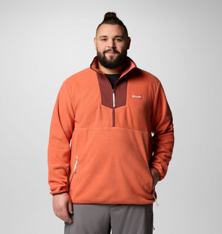 sequoia grove fleecejacke für herren mit halbem reißverschluss – größe l