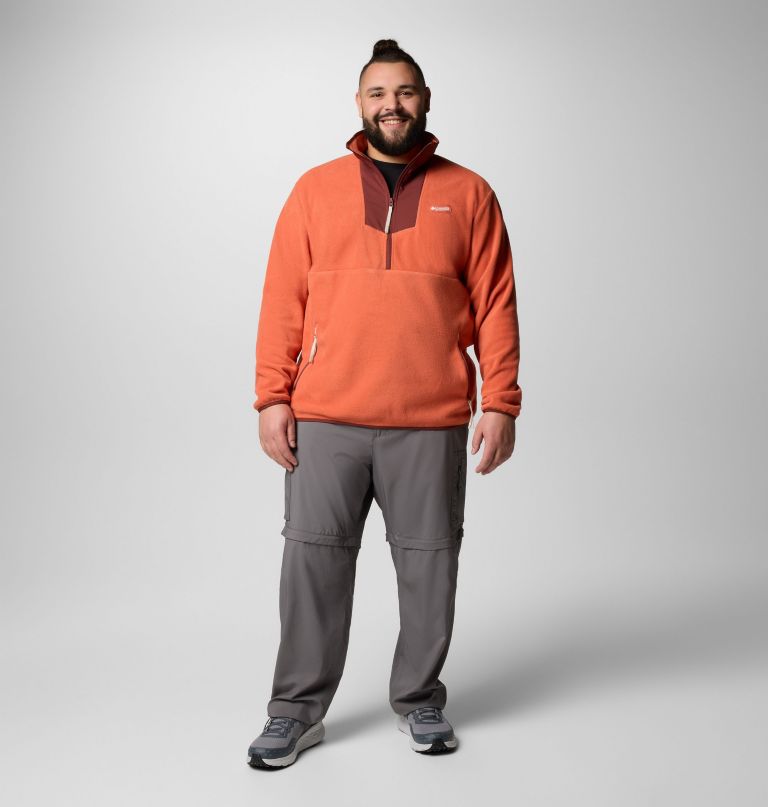 sequoia grove fleecejacke für herren mit halbem reißverschluss – größe l