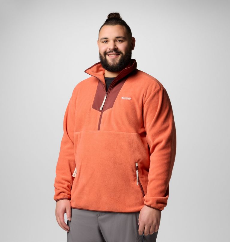 sequoia grove fleecejacke für herren mit halbem reißverschluss – größe l