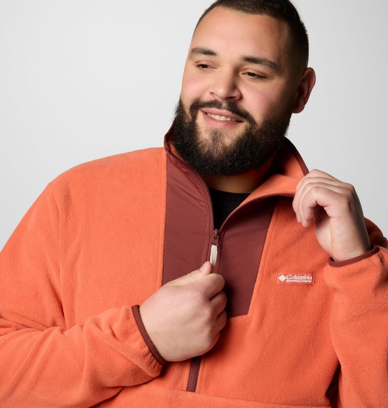 sequoia grove fleecejacke für herren mit halbem reißverschluss – größe l