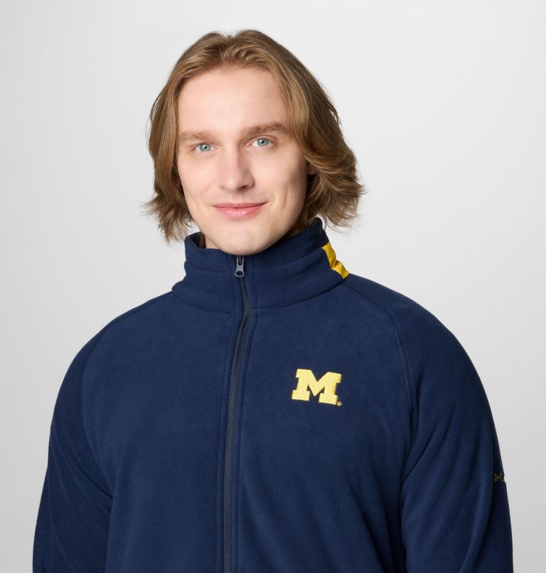 collegiate flanker iv fleecejacke für herren – michigan – lang