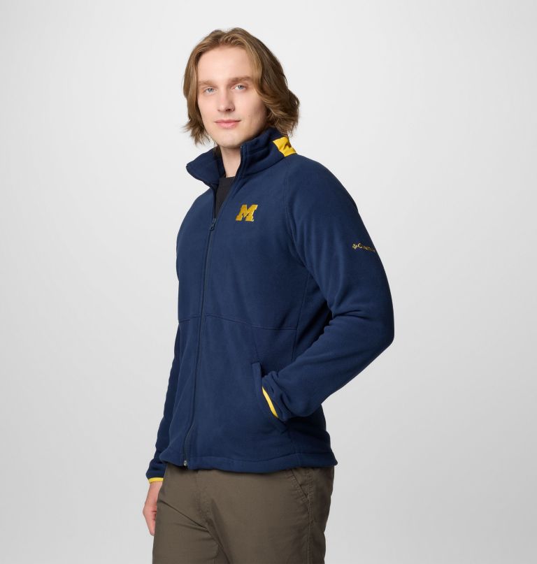 collegiate flanker iv fleecejacke für herren – michigan – lang