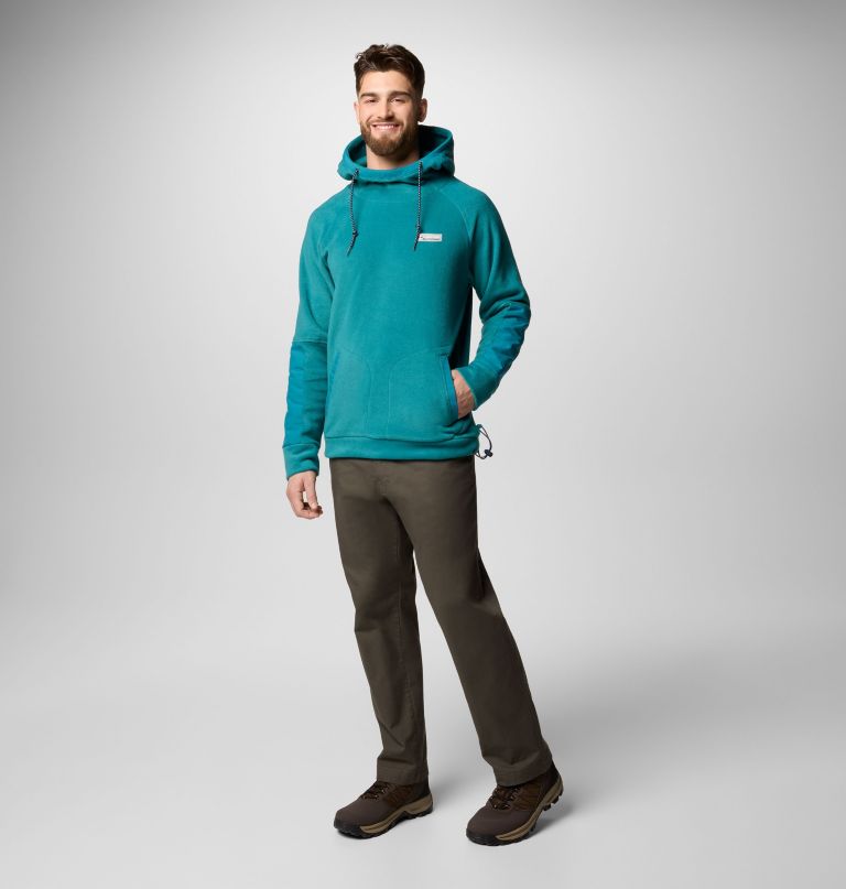 hunterdon ii fleece-hoodie für herren – lang