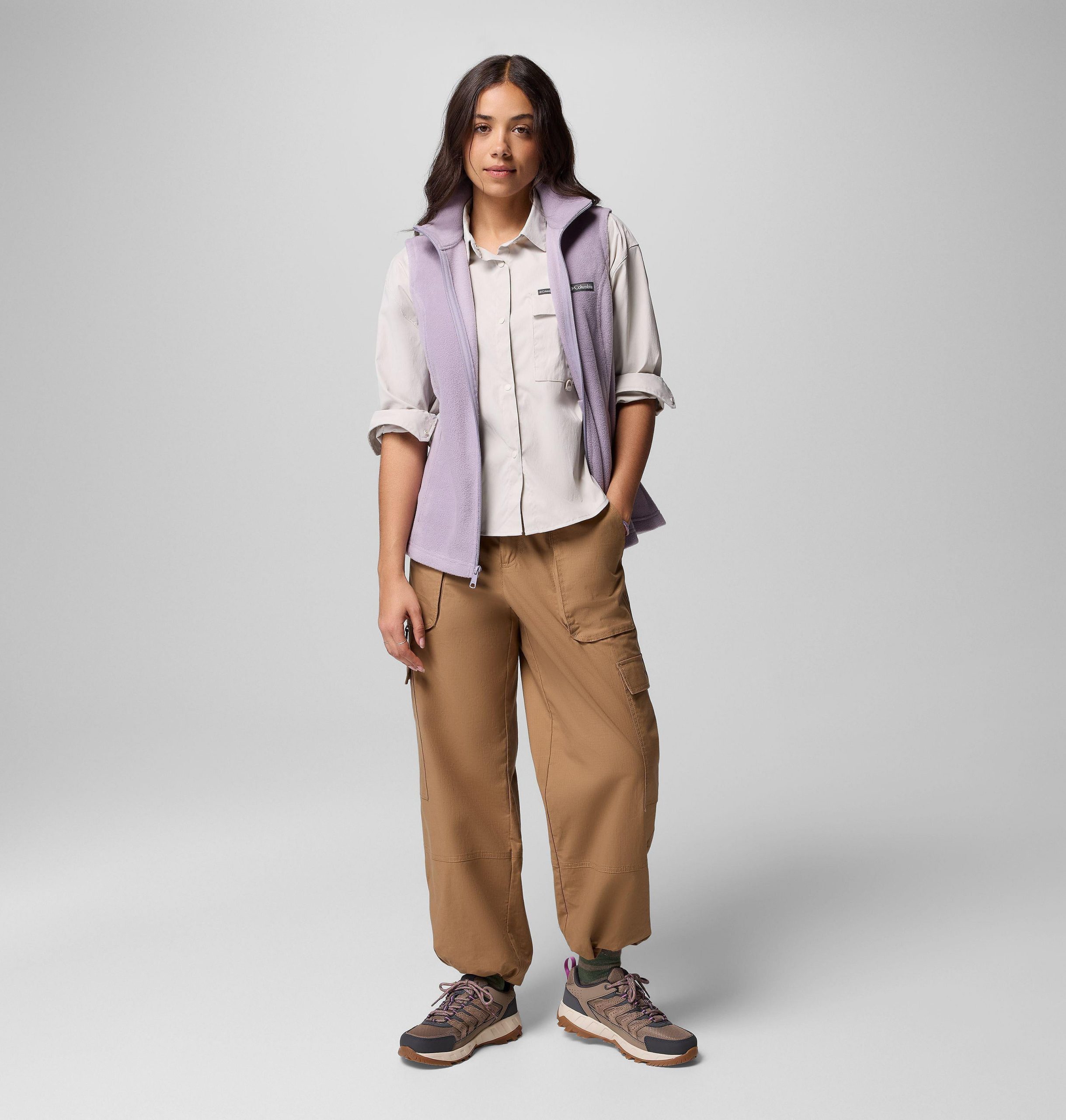 benton springs fleeceweste für damen – petite