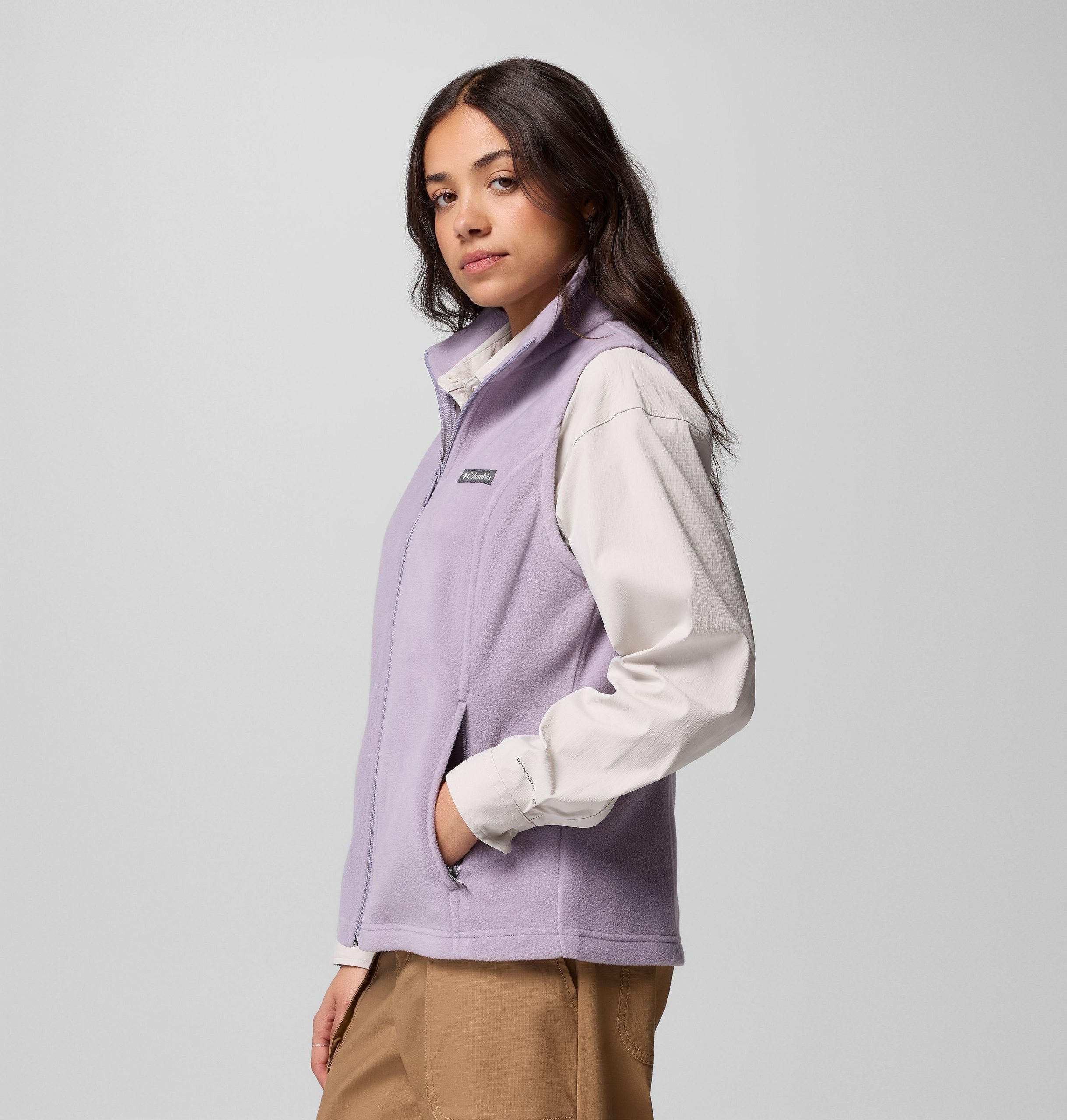 benton springs fleeceweste für damen – petite