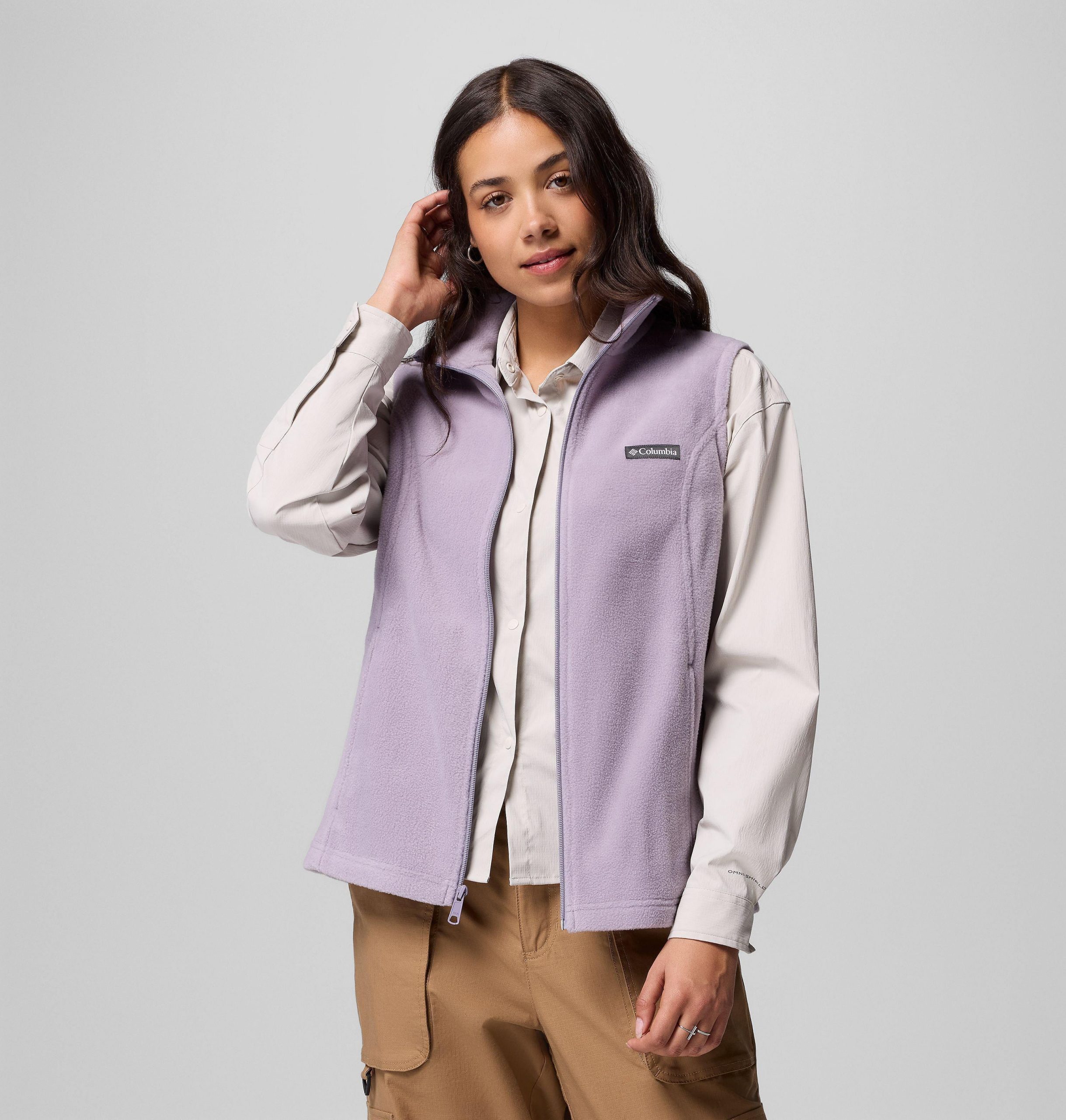 benton springs fleeceweste für damen – petite