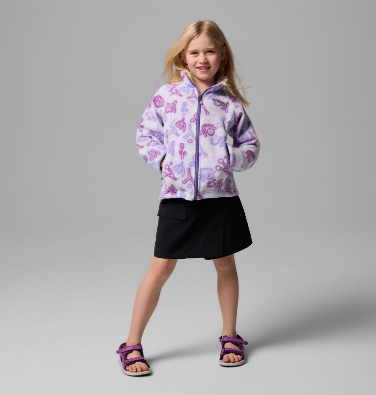 benton springs ii fleecejacke für mädchen mit print