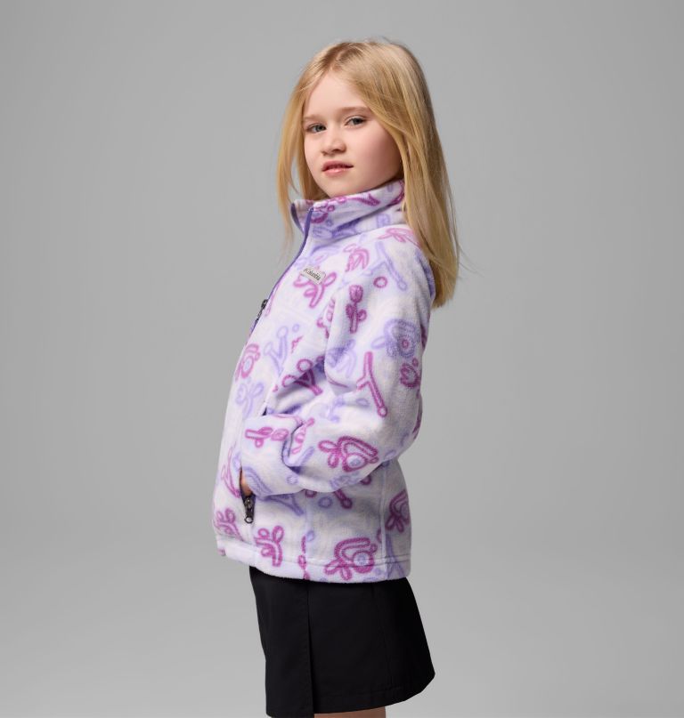 benton springs ii fleecejacke für mädchen mit print