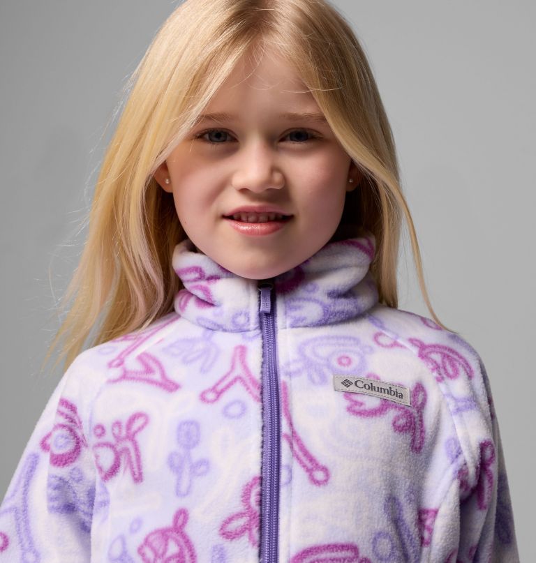benton springs ii fleecejacke für mädchen mit print