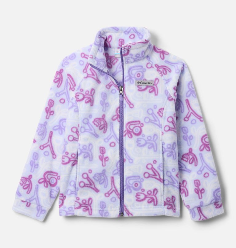 benton springs ii fleecejacke für mädchen mit print