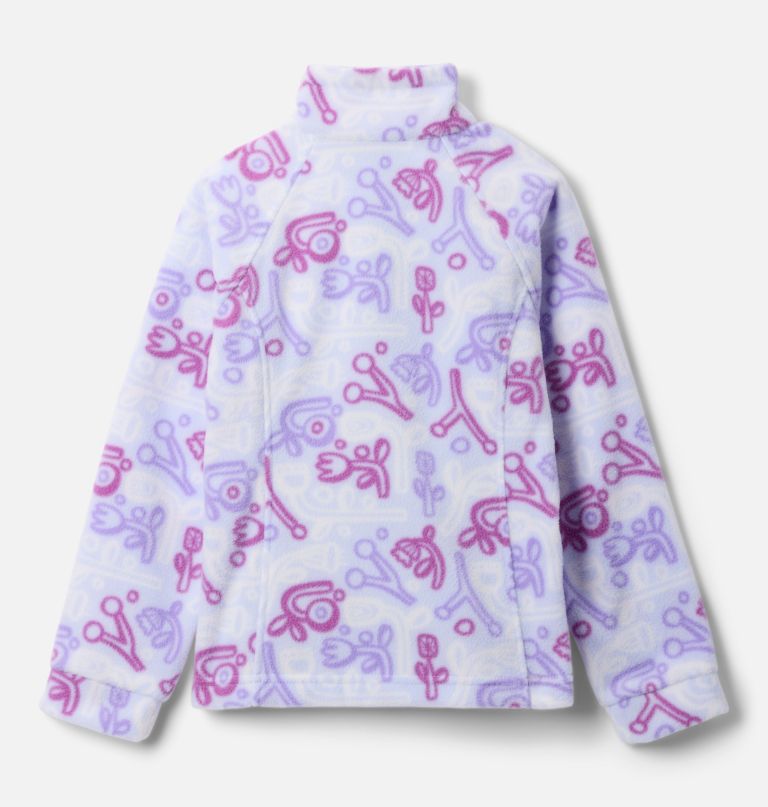 benton springs ii fleecejacke für mädchen mit print