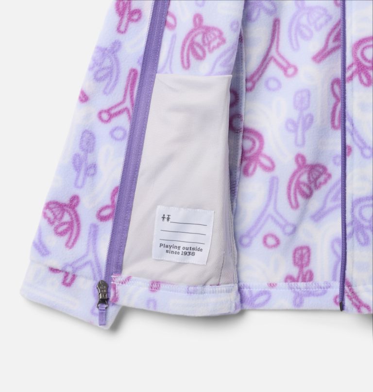 benton springs ii fleecejacke für mädchen mit print