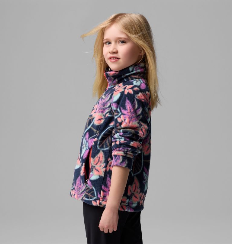 benton springs ii fleecejacke für mädchen mit print
