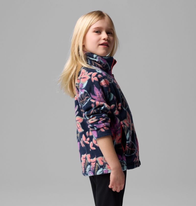 benton springs ii fleecejacke für mädchen mit print
