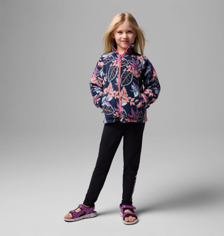 benton springs ii fleecejacke für mädchen mit print