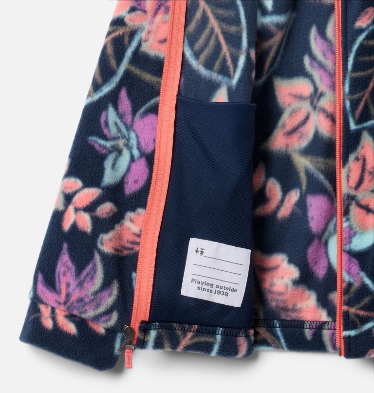 benton springs ii fleecejacke für mädchen mit print