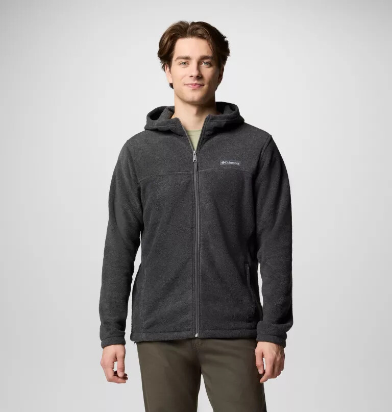 steens mountain fleece-kapuzenjacke für herren mit durchgehendem reißverschluss