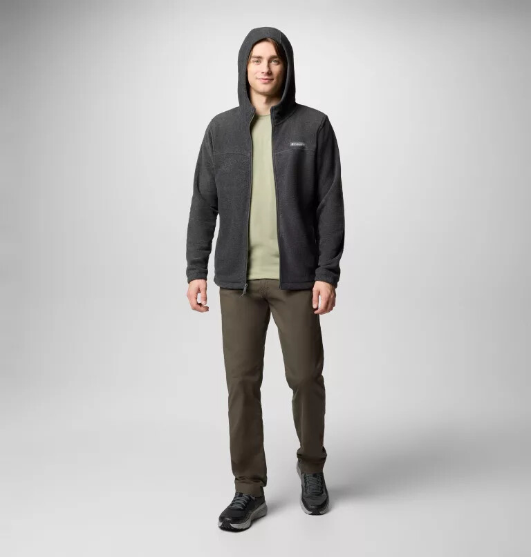 steens mountain fleece-kapuzenjacke für herren mit durchgehendem reißverschluss
