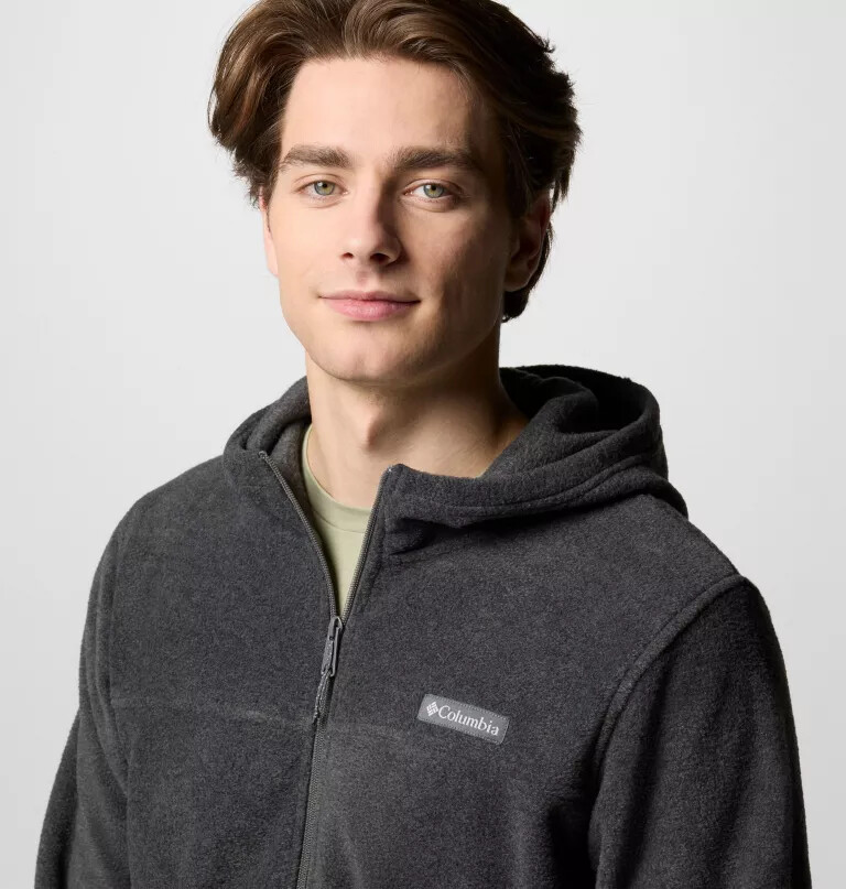 steens mountain fleece-kapuzenjacke für herren mit durchgehendem reißverschluss