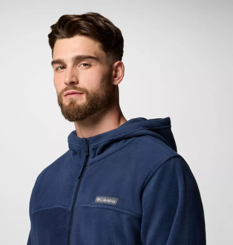 steens mountain fleece-kapuzenjacke für herren mit durchgehendem reißverschluss