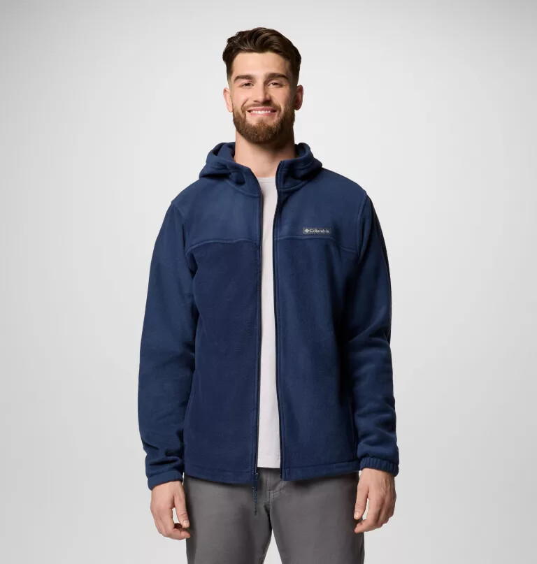 steens mountain fleece-kapuzenjacke für herren mit durchgehendem reißverschluss