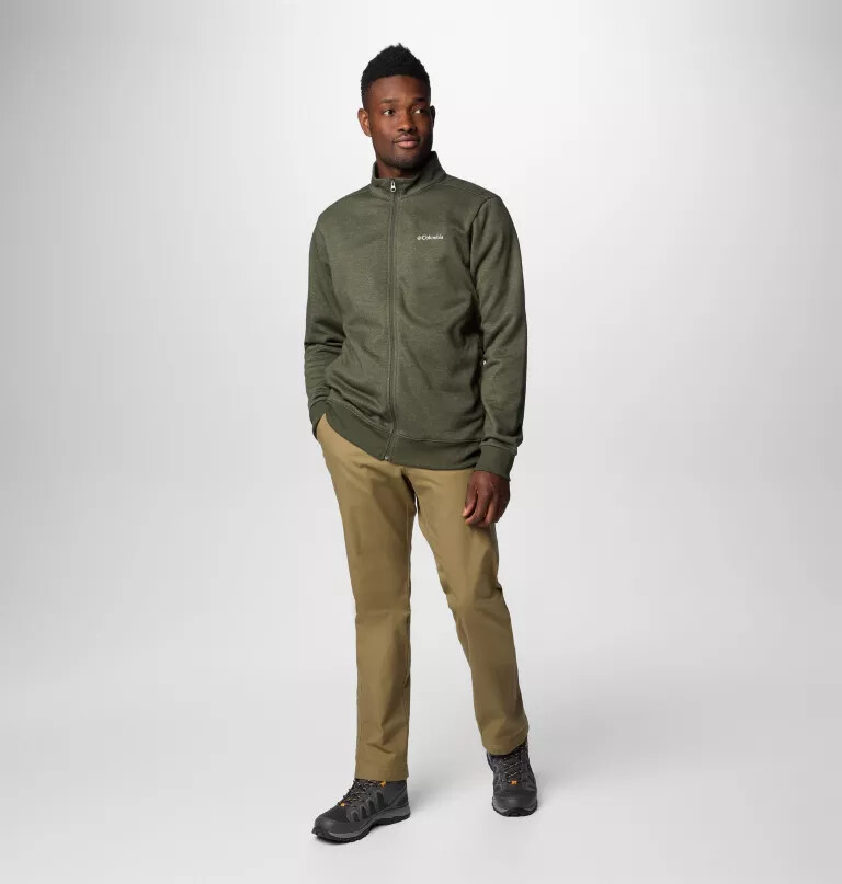 hart mountain herren-jacke mit durchgehendem reißverschluss