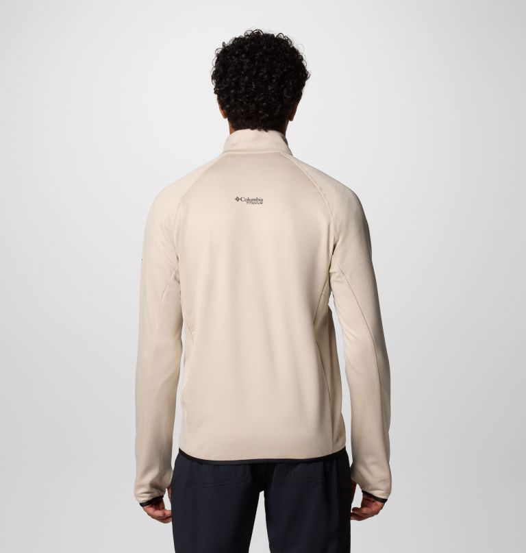 triple canyon grid fleece ii herrenjacke mit durchgehendem reißverschluss