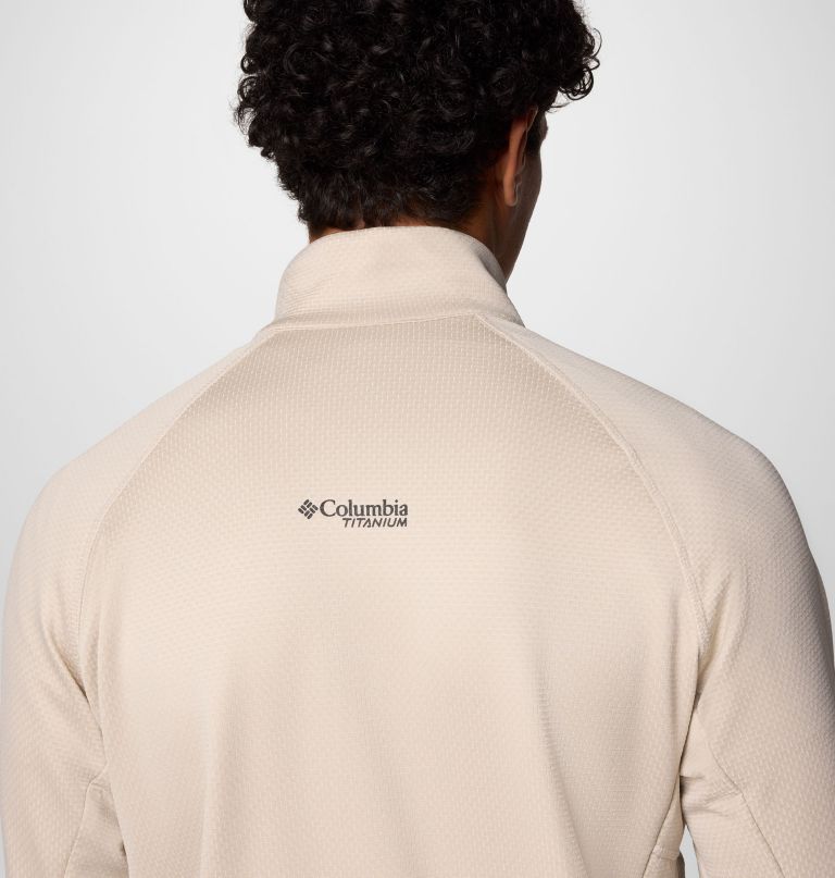 triple canyon grid fleece ii herrenjacke mit durchgehendem reißverschluss