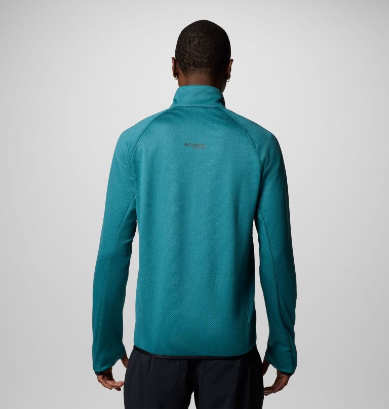 triple canyon grid fleece ii herrenjacke mit durchgehendem reißverschluss