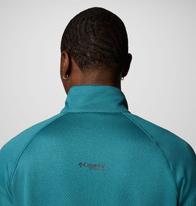 triple canyon grid fleece ii herrenjacke mit durchgehendem reißverschluss