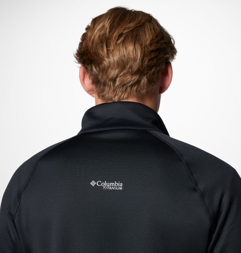 triple canyon grid fleece ii herrenjacke mit durchgehendem reißverschluss