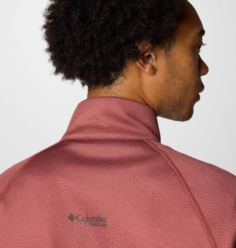 triple canyon grid fleece ii herrenjacke mit durchgehendem reißverschluss