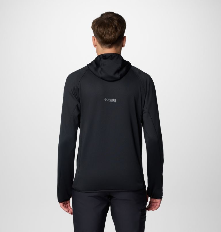 triple canyon grid ii fleecejacke für herren mit kapuze und durchgehendem reißverschluss