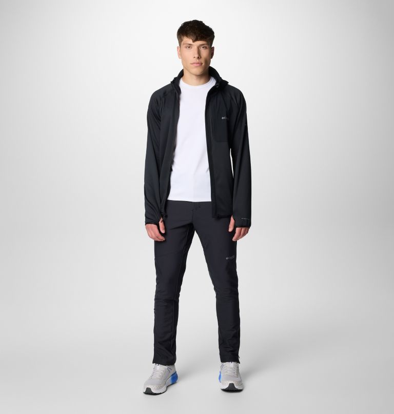 triple canyon grid ii fleecejacke für herren mit kapuze und durchgehendem reißverschluss