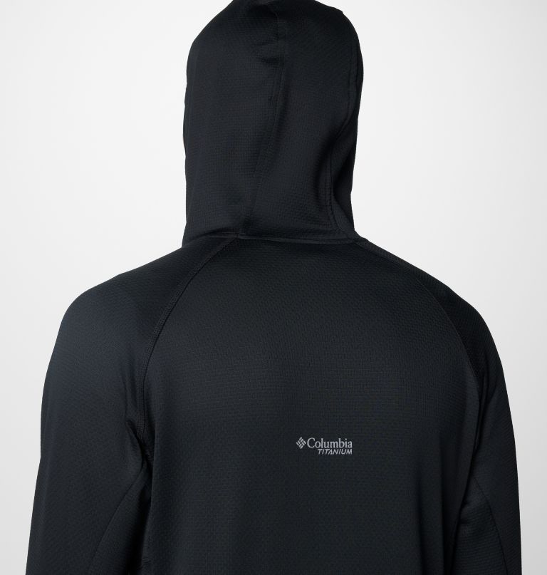 triple canyon grid ii fleecejacke für herren mit kapuze und durchgehendem reißverschluss