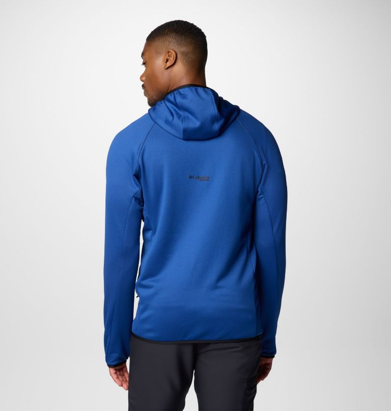 triple canyon grid ii fleecejacke für herren mit kapuze und durchgehendem reißverschluss