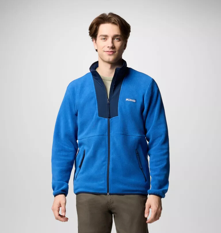 sequoia grove fleecejacke für herren mit durchgehendem reißverschluss