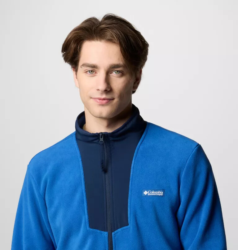 sequoia grove fleecejacke für herren mit durchgehendem reißverschluss