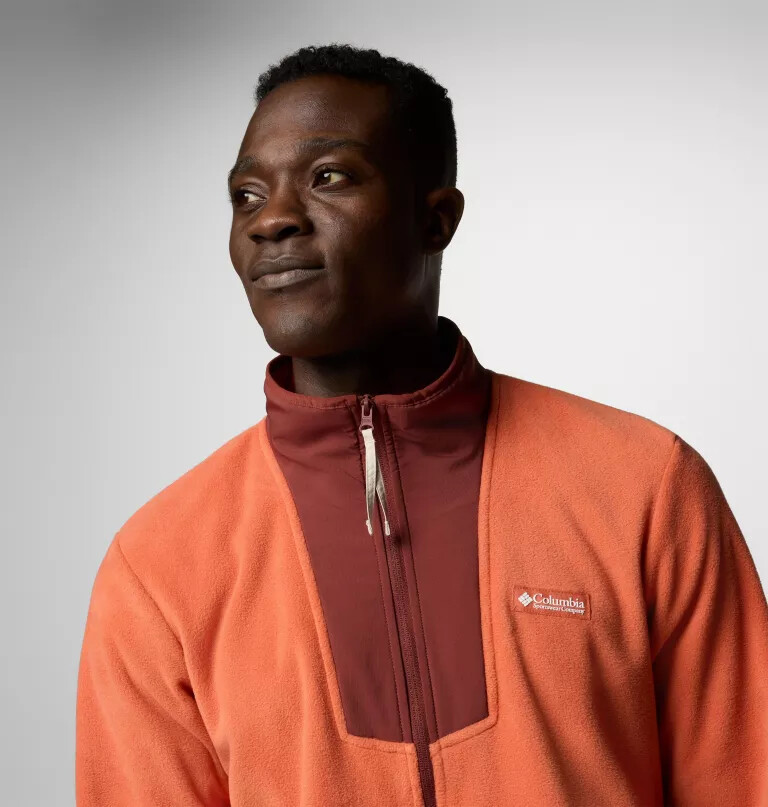 sequoia grove fleecejacke für herren mit durchgehendem reißverschluss