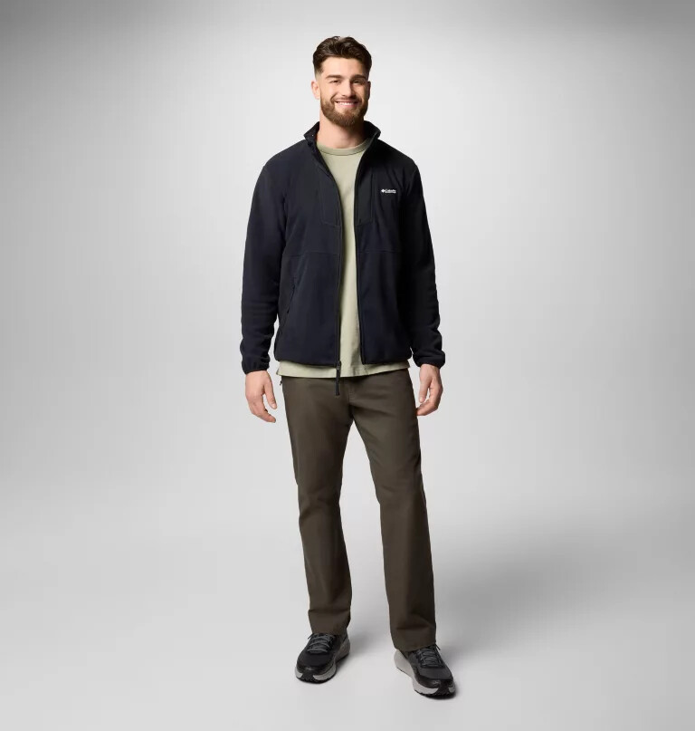 sequoia grove fleecejacke für herren mit durchgehendem reißverschluss