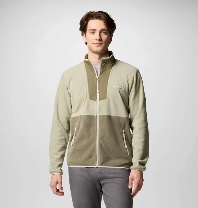 sequoia grove fleecejacke für herren mit durchgehendem reißverschluss