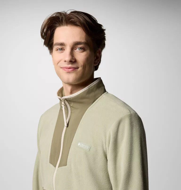 sequoia grove fleecejacke für herren mit durchgehendem reißverschluss