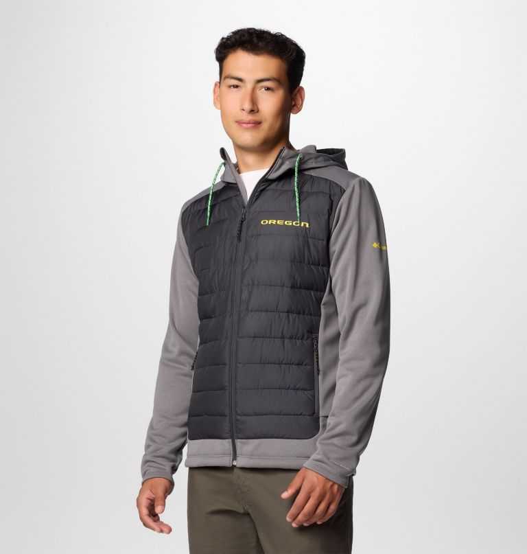 herren collegiate out-shield hybrid-hoodie – oregon