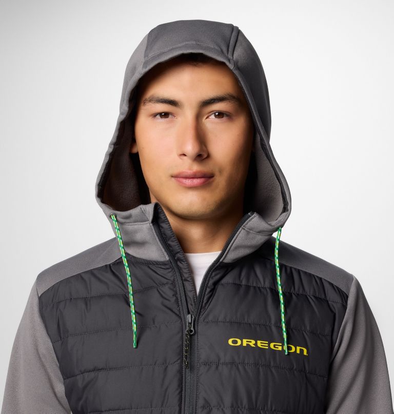 herren collegiate out-shield hybrid-hoodie – oregon