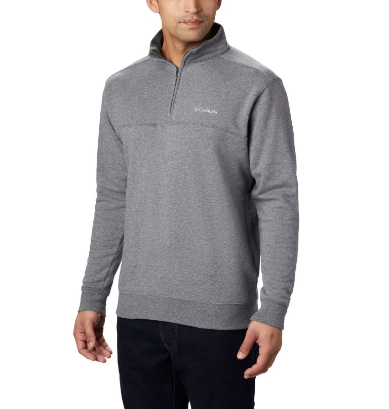 hart mountain ii herren-sweatshirt mit halbem reißverschluss